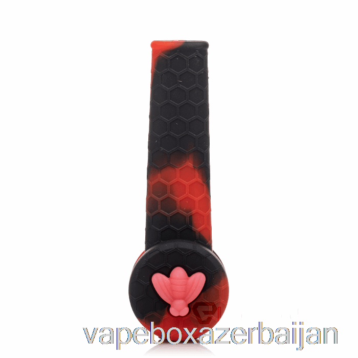 Vape Box Azerbaijan Stratus Trio Silicone Pipe Crimson (Black / Red)